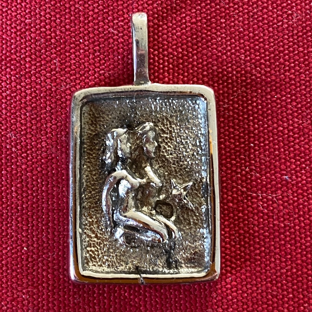 Gemini I Twins I Sterling I Zodiac Pendant
